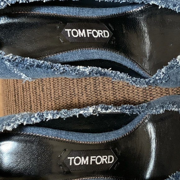 Tom Ford fringe denim stilettos - Picture 11 of 11